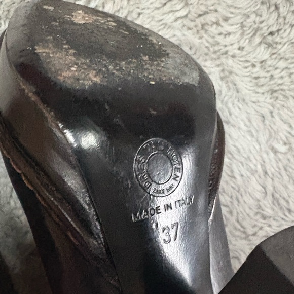 Dries Van Noten Black Leather Boots - Picture 12 of 15